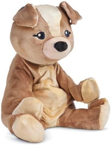 HUGIMALS Charlie The Puppy 20 Inch 4.5 lb Heavy Cute Sensory Weighted Comfort Plush | Large Unscented Washable Self Care Calming Stuffed Animal for Kids, Teens and Adults - Image 8