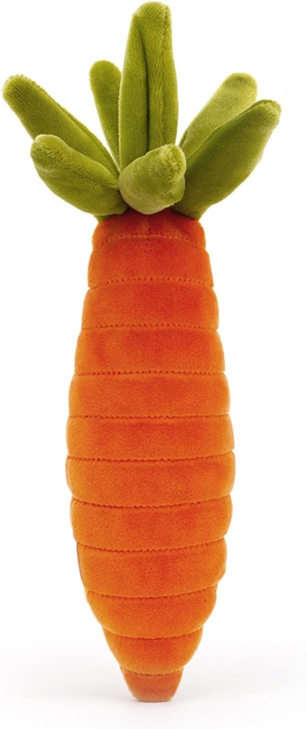 Jellycat Vivacious Vegetable Carrot Stuffed Toy, 6.5 inches - Vegetable Plush - Great Gift Idea - Image 3