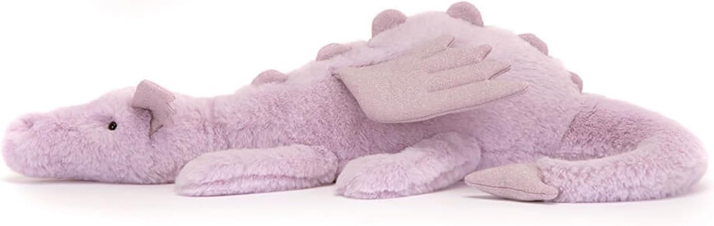 Jellycat Lavender Dragon Stuffed Animal, Large 19.5 inches - Mythical Plush Toy - Classic Children's Gift - Image 2