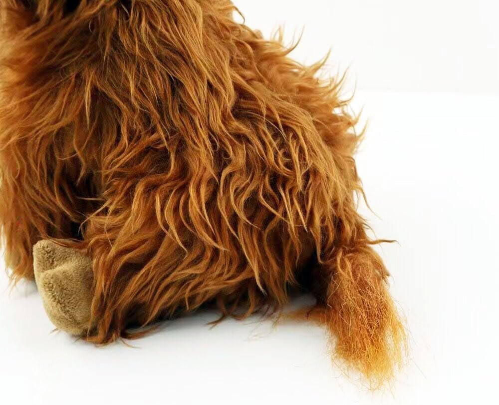 Highland Cow Stuffed Animal Cute Highland Cow Plush Doll Toy 10 inch for Girls Boys Christmas (highlandcow 25cm) - Image 8