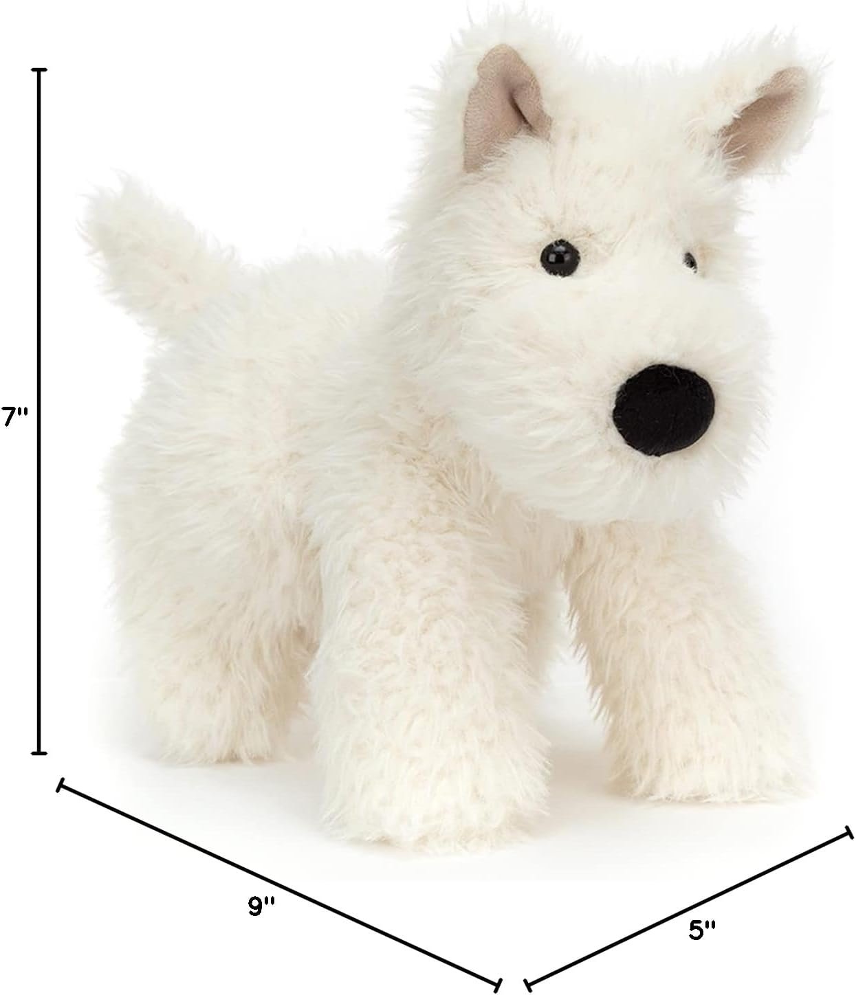Jellycat Munro Scottie Dog Stuffed Animal, Medium 10 inches - Dogs and Puppies Plush Toy - Classic Children's Gift - Image 6