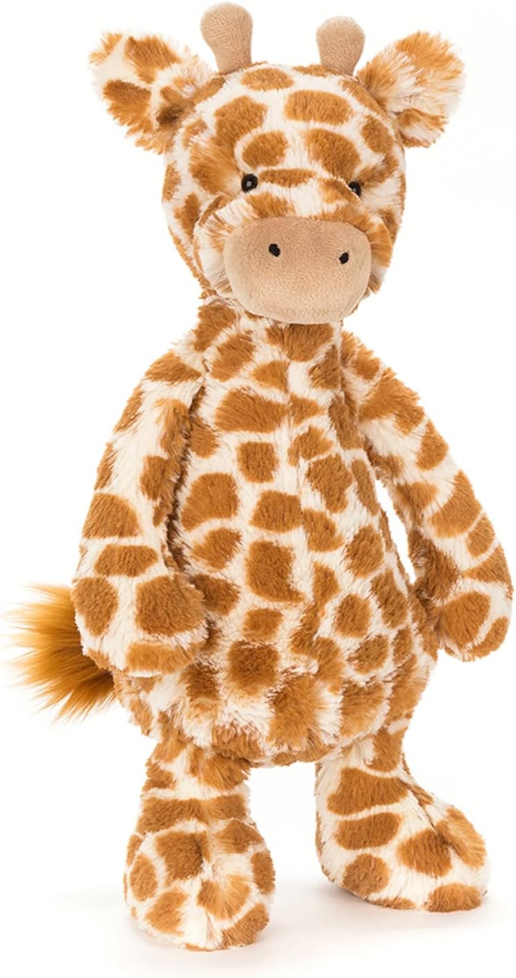 Jellycat Bashful Giraffe Stuffed Animal, Medium 12 inches - Safari Plush Toy - Classic Children's Gift - Image 5