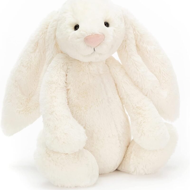 Jellycat Bashful Cream Bunny Stuffed Animal, Large 14 inches - Rabbit and Bunny Plush Toy - Classic Children's Gift