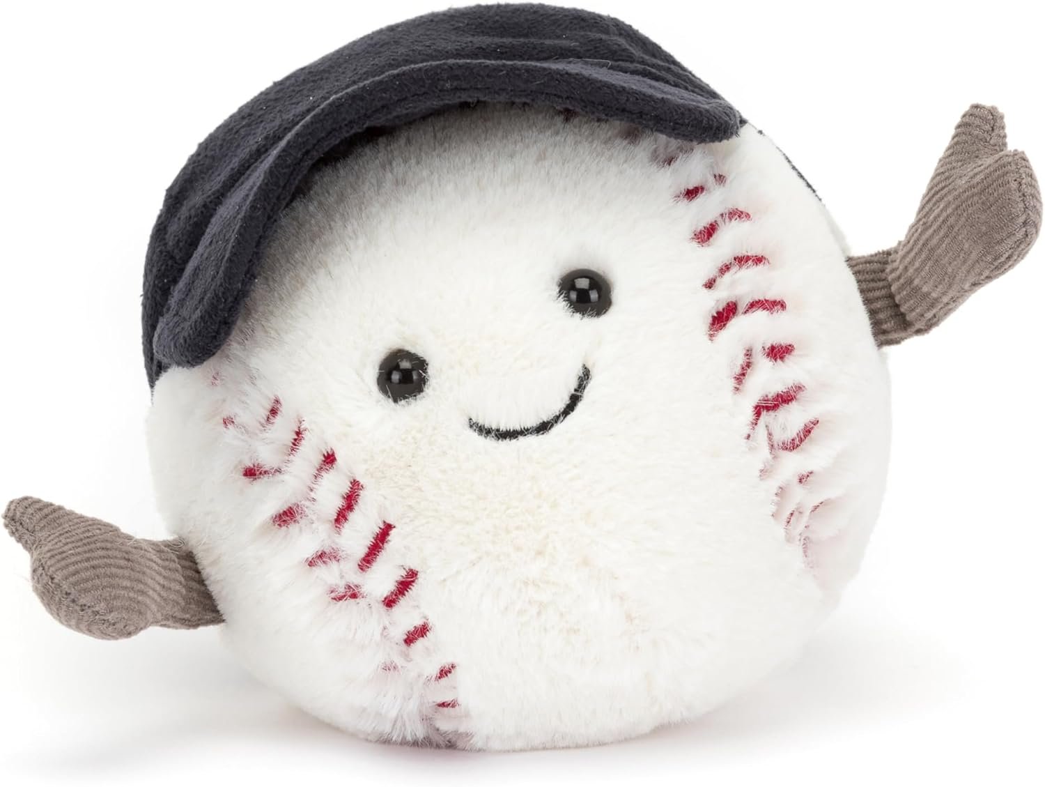 Jellycat Amuseables Baseball Stuffed Toy, 4 inches - Baseball Plush for Sports Fans - Image 4