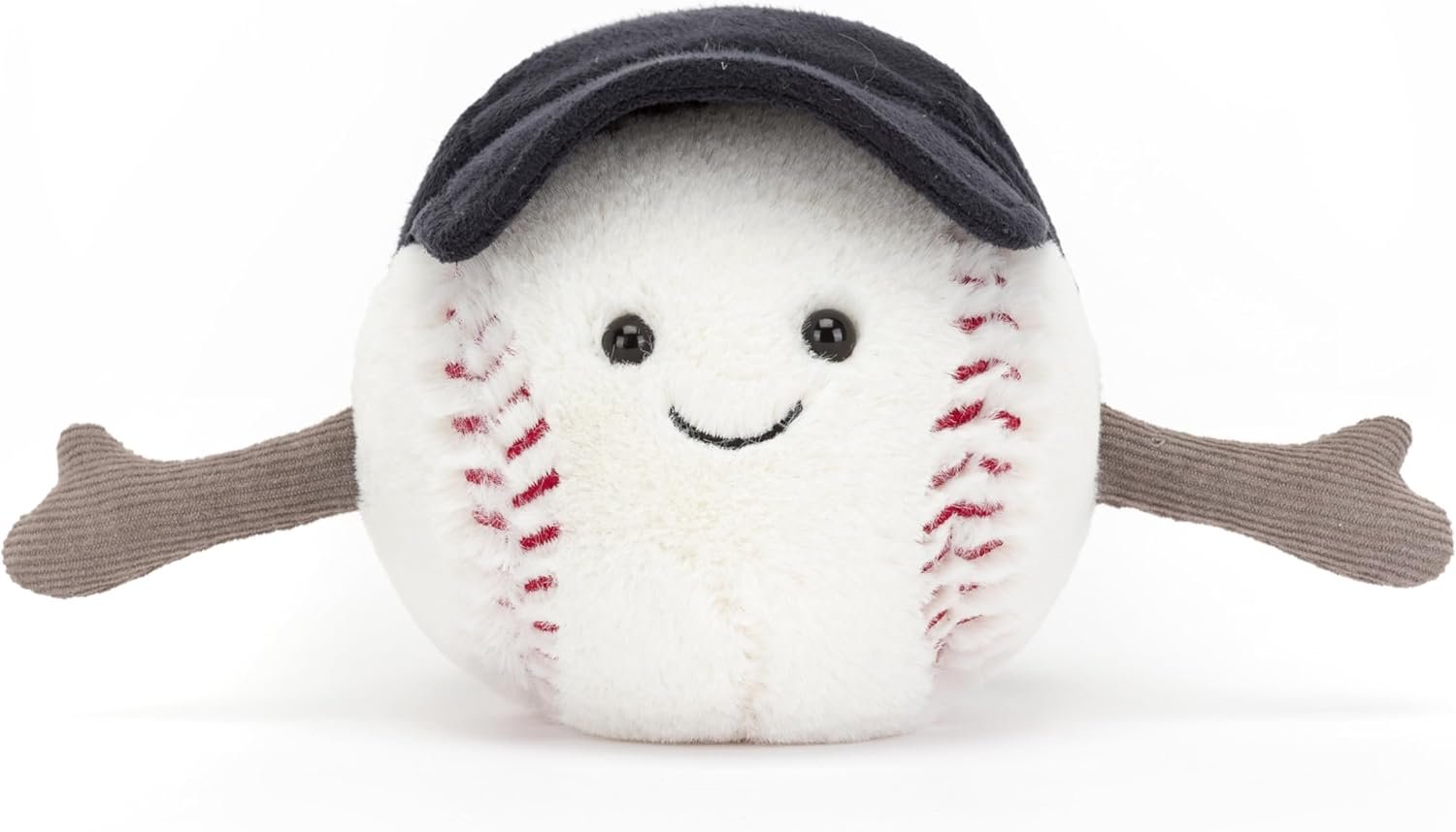 Jellycat Amuseables Baseball Stuffed Toy, 4 inches - Baseball Plush for Sports Fans - Image 6