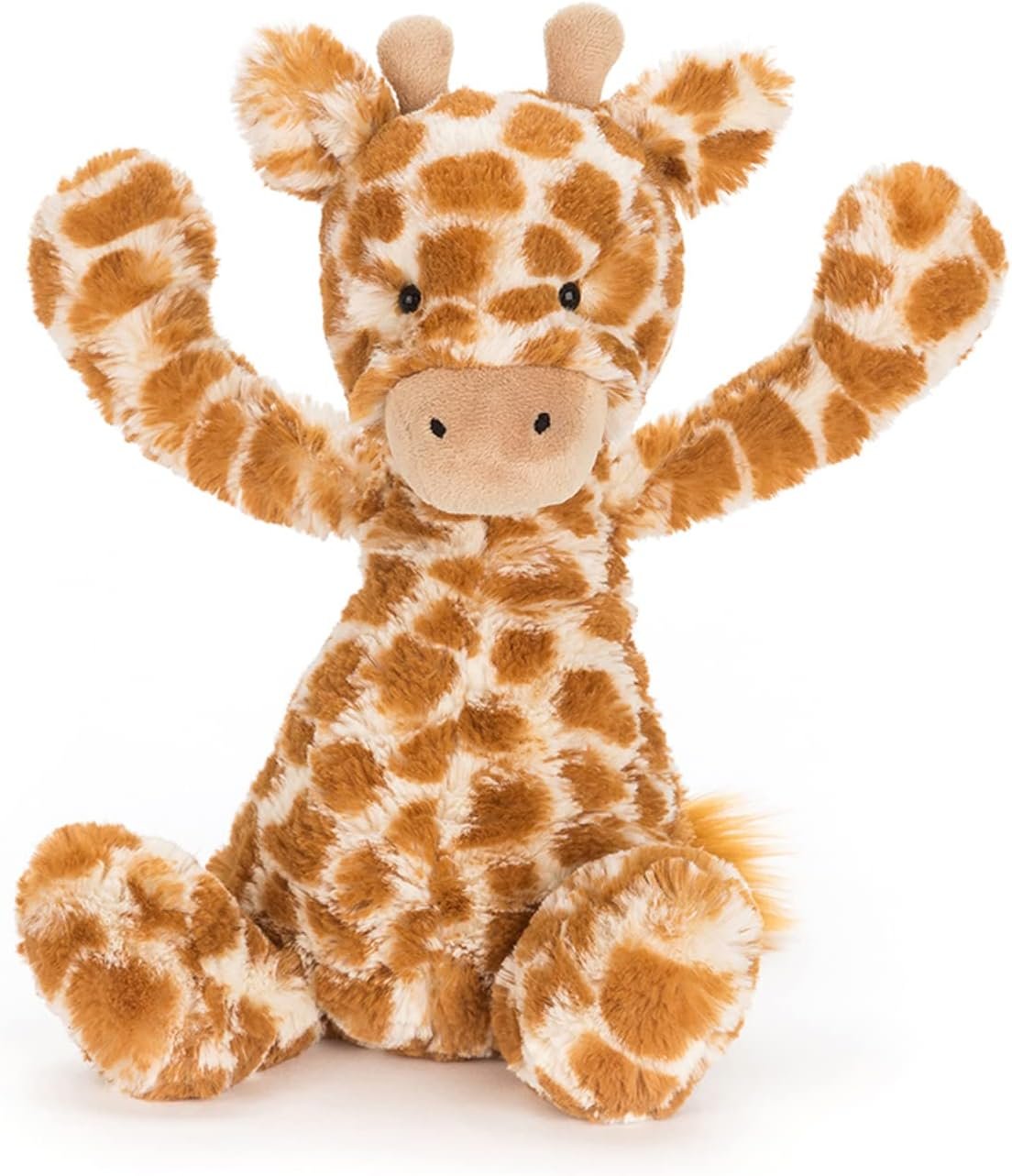 Jellycat Bashful Giraffe Stuffed Animal, Medium 12 inches - Safari Plush Toy - Classic Children's Gift - Image 2