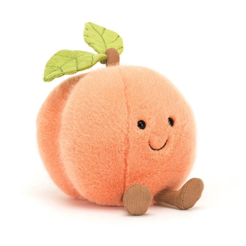 Jellycat Amuseables Peach Plush - Realistic Fruit-Themed Stuffed