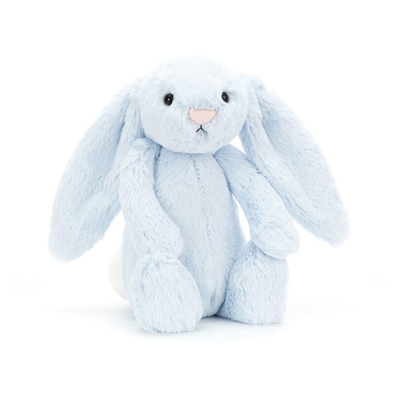 12 Bashful Blue Bunny Plush - Premium Quality Rabbit Stuffed Animal as Children