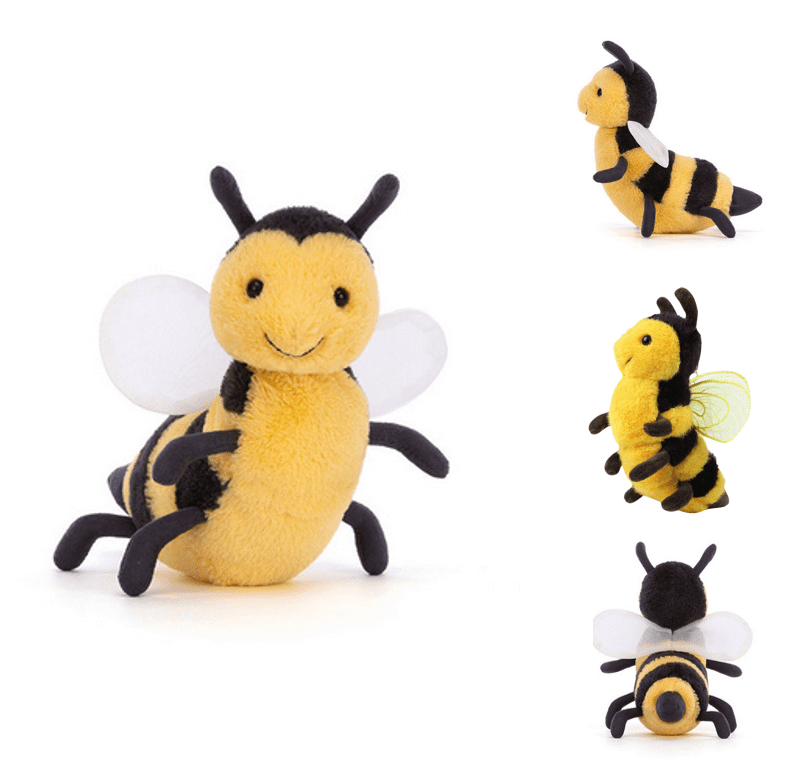 Jellycat 5.9 Brynlee Bee Plush - Perfect Children's Day Celebration Gift