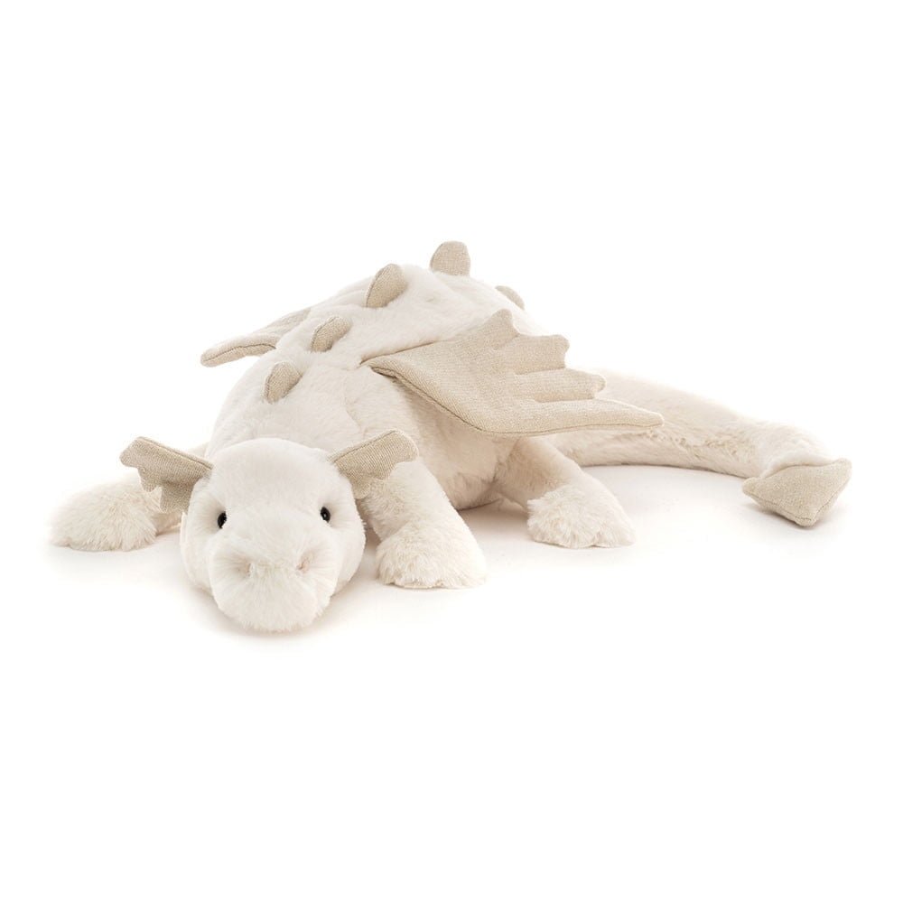 Jellycat 19.6 Snow Dragon Plush - Extra-Large Ultra-Soft Stuffed Creature