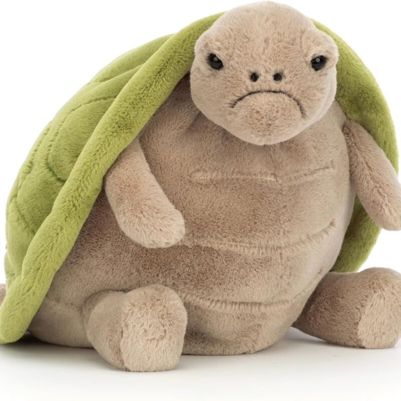 Jellycat Timmy Turtle Stuffed Animal, 11 inches - Reptile Plush Toy - Classic Children's Gift