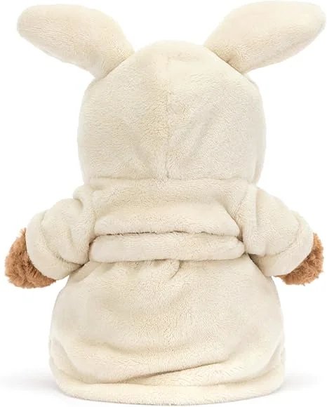 Jellycat Bartholomew Bear with Bathrobe Stuffed Animal, 10 inches - Teddy Bear Plush - Soft & Huggable - Classic Children's Gift - Image 5
