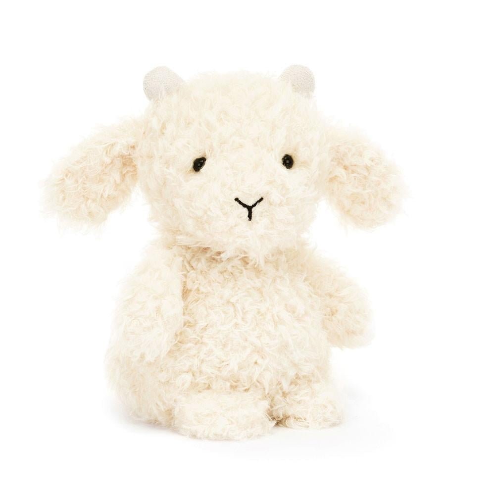 Little Goat Plush - Light Beige Soft Stuffed Animal, 6" Mini Cuddle Companion for Collectors & Adults, Gift-Friendly Plush Goat Little Goat