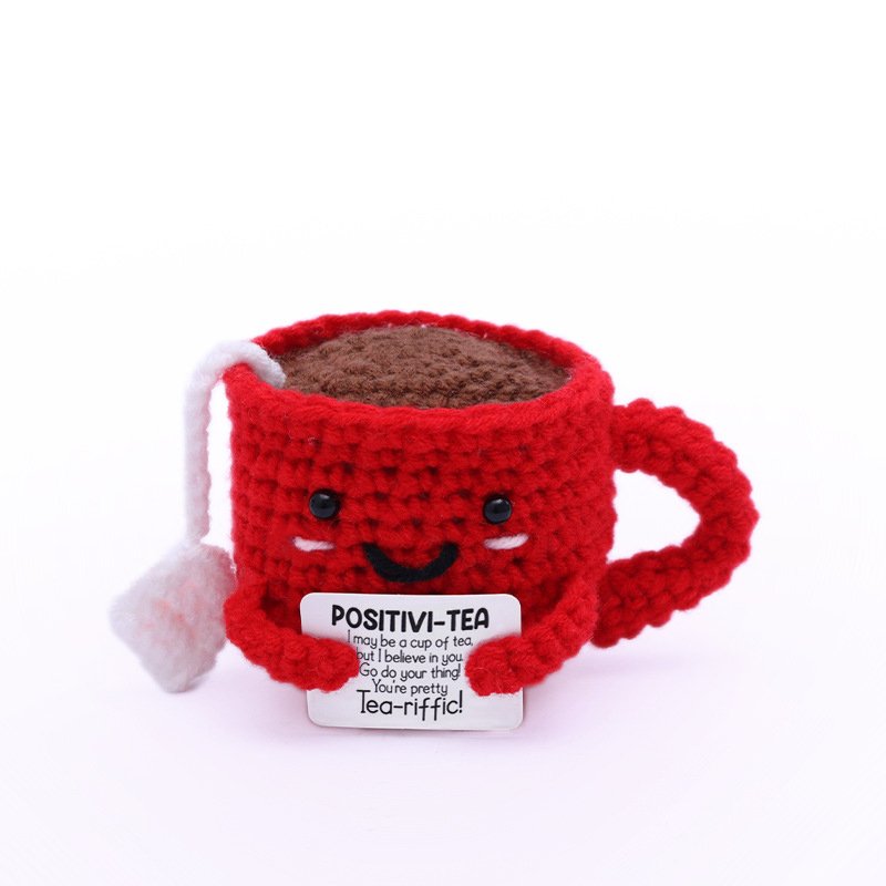 Red water cup Crochet Kit, DIY Crochet Starter Kit