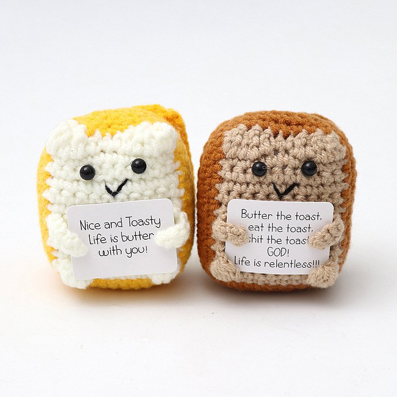 Bread Couple Crochet Kit, DIY Crochet Starter Kit