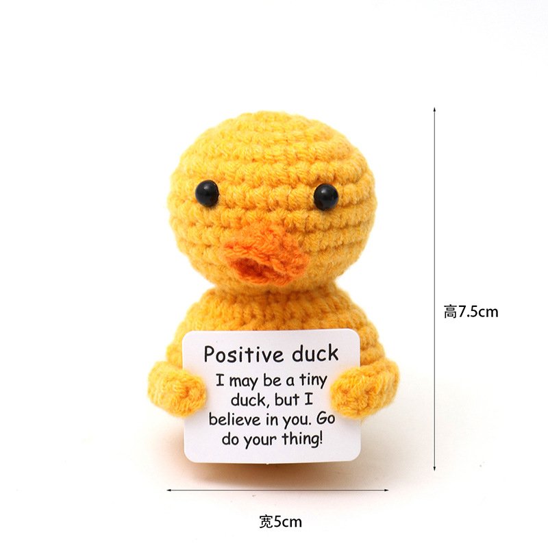 Positive Gourd Duck Crochet Kit, DIY Crochet Starter Kit
