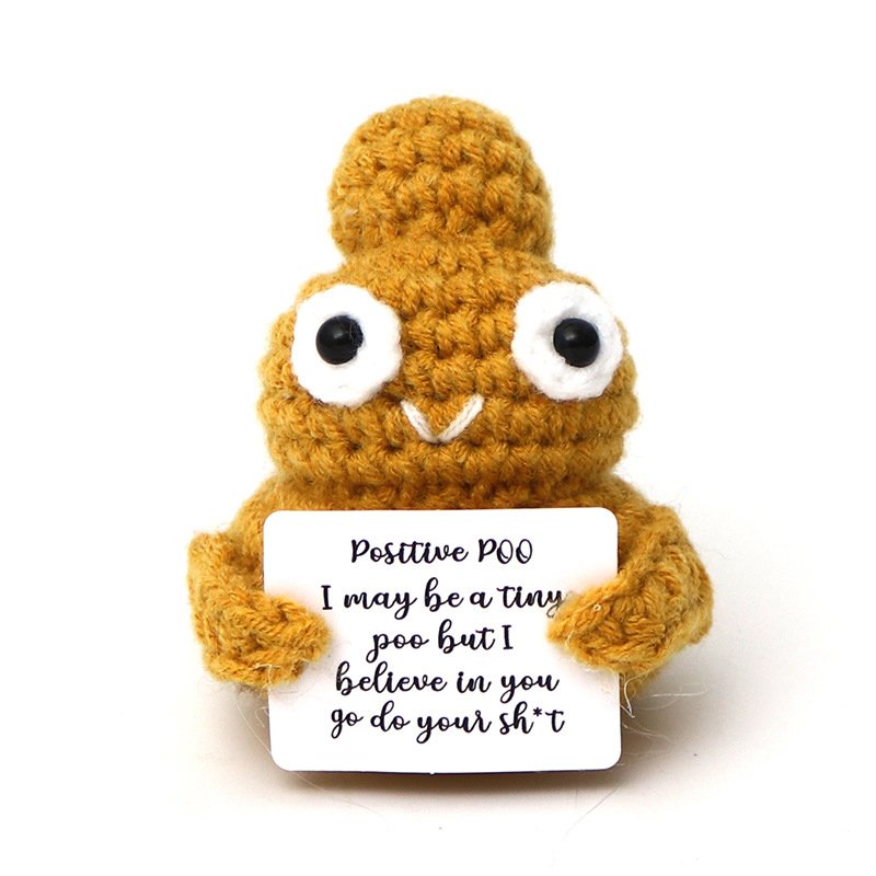 Positive Poop Autumn Fragrance Crochet Kit, DIY Crochet Starter Kit