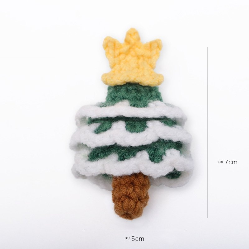 Small Christmas Tree Crochet Kit, DIY Crochet Starter Kit