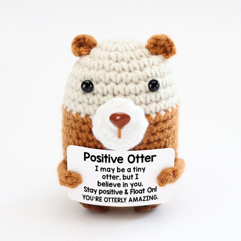 Beaver Positive 19 Beige 77 Red Coffee 68 Bleached 34 Coffee Crochet Kit, DIY Crochet Starter Kit