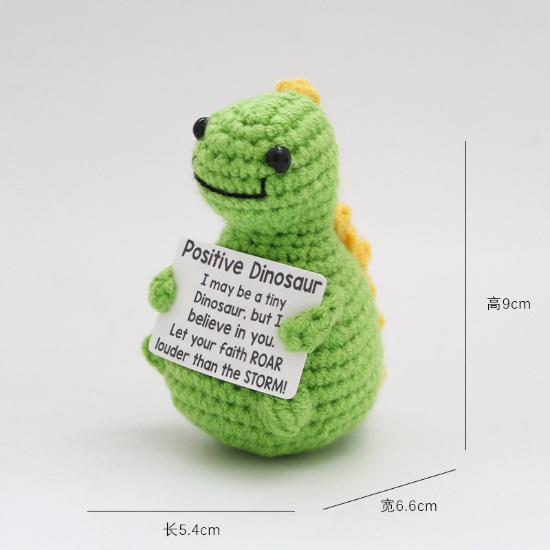 Cute little dinosaur Crochet Kit, DIY Crochet Starter Kit
