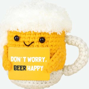 Beer mug Don't Note Crochet Kit, DIY Crochet Starter Kit