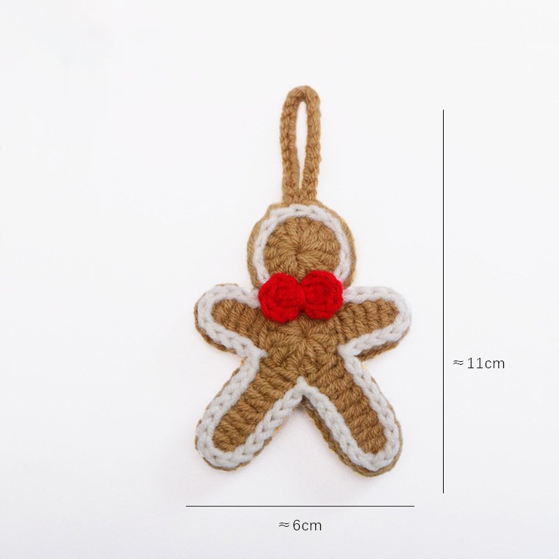 Gingerbread Man Crochet Kit, DIY Crochet Starter Kit