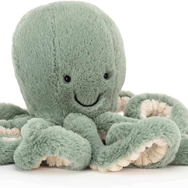 Jellycat Odyssey Octopus Stuffed Animal, Little 10.5 inches - Ocean and Sea Plush Toy - Classic Children's Gift