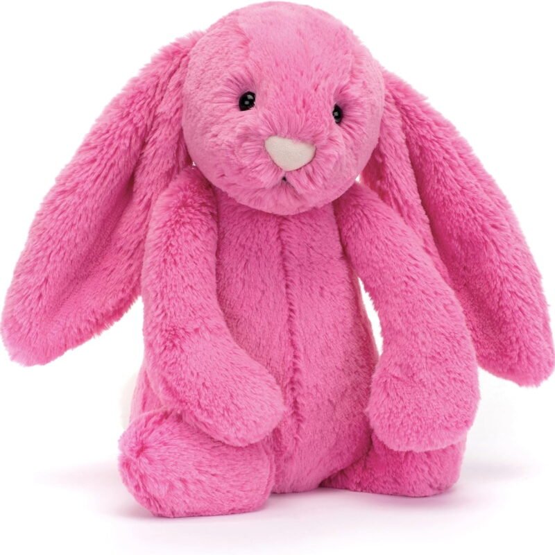 12 Bashful Hot Pink Bunny Plush&nbsp;?C Vibrant Rabbit Stuffed Animal