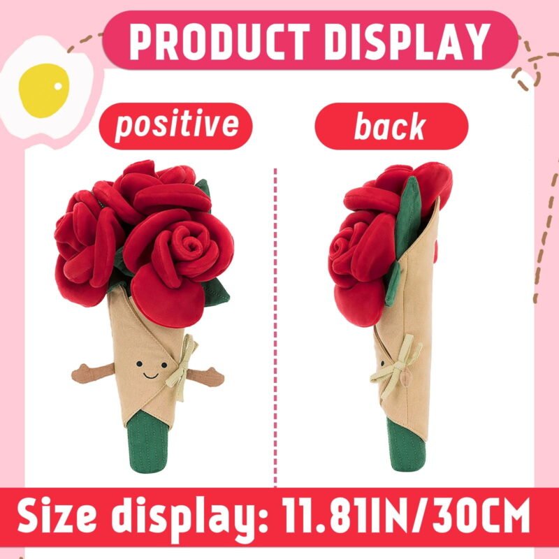 11.8 Rose Bouquet Plush (Graduation Edition)&nbsp;?C Celebration-Themed Gift