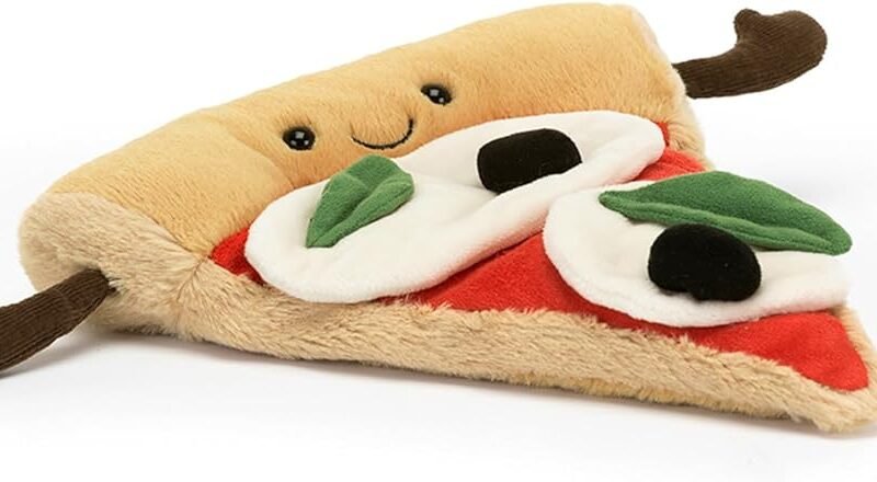 Jellycat Amuseables Burger Stuffed Toy, 4.5 inches - Food Plush - Fun Gift Idea