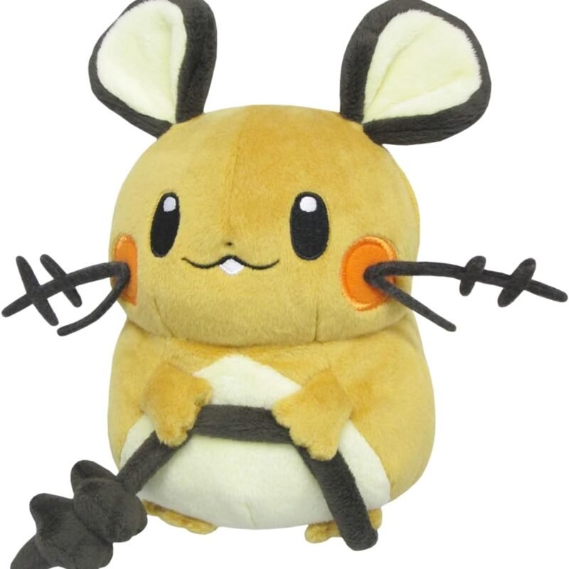 Sanei Pokemon All Star Series Dedenne Stuffed Plush, 7"