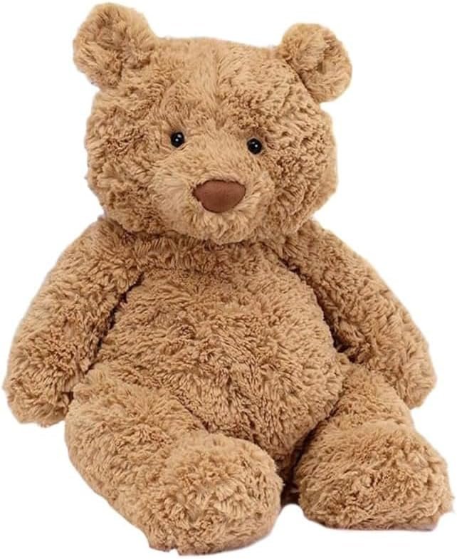 10" Bear Stuffed Animals Toy, Cute Brown Bear Plush Soft Bear Plushies Pillow Gifts for Kids Girlfriend Birthday Christmas Mother's Day