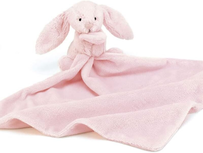 Jellycat Bashful Beige Bunny Soother, 13.5 inches - Security Blanket & Lovey for Babies - Baby Gift