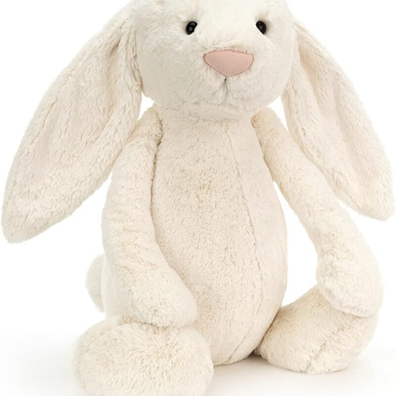 Jellycat Bashful Cream Bunny Stuffed Animal, Large 14 inches - Rabbit and Bunny Plush Toy - Classic Children's Gift