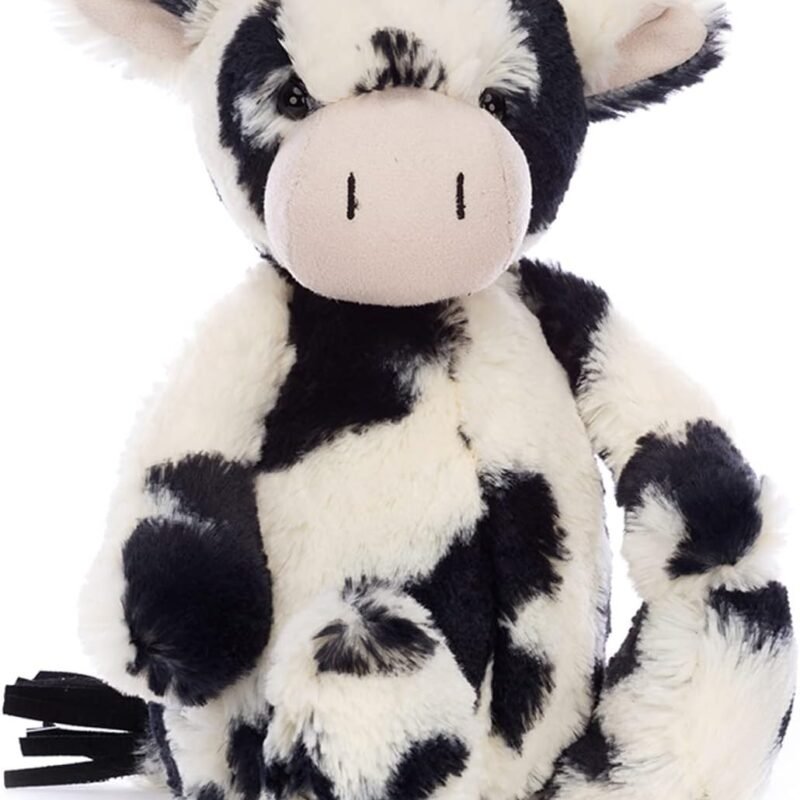 Jellycat Bashful Calf Stuffed Animal, Medium 12 inches - Farmyard Plush Toy - Classic Children's Gift