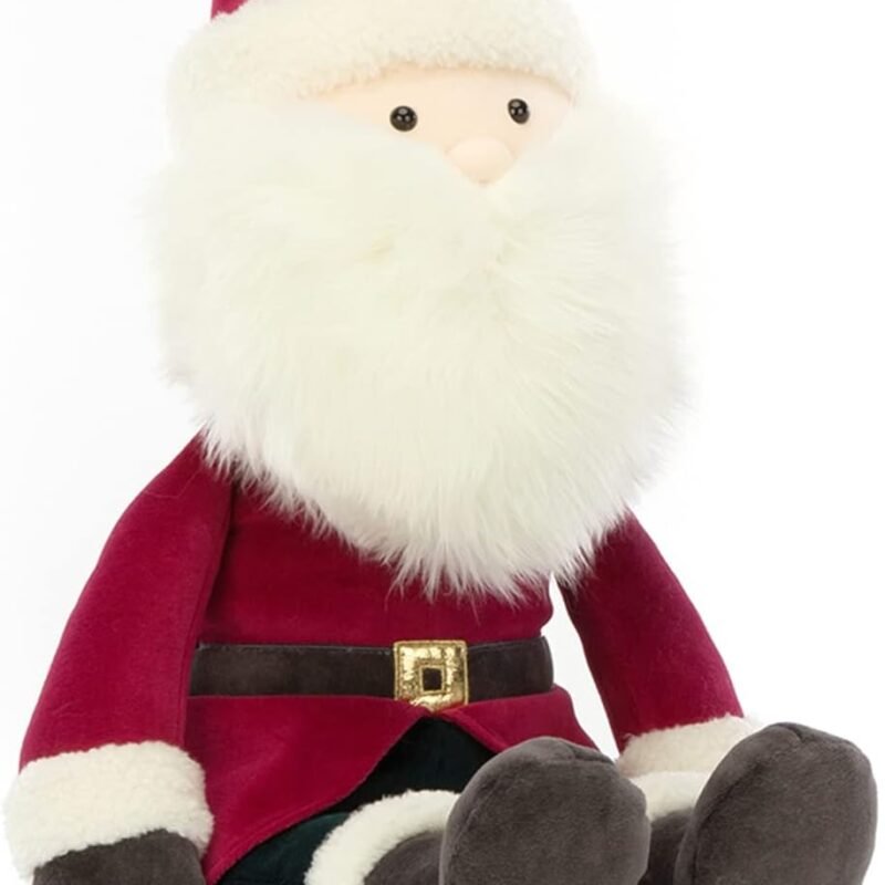 Jellycat Jolly Santa Stuffed Toy, Original 13.5 inches - Christmas Plush Toy - Classic Children's Gift