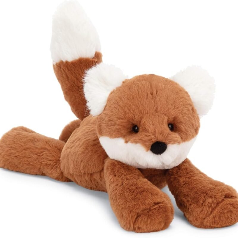 Jellycat Smudge Fox Stuffed Animal, 9.5 inches - Woodland Animal Plush Toy - Classic Children's Gift