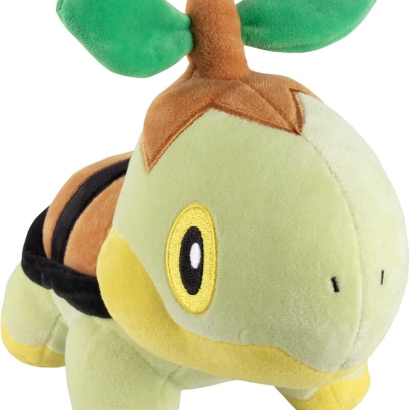 Pok??mon 8" Turtwig Plush - Officially Licensed - Diamond and Pearl Starter Figure - Authentic Soft Stuffed Animal Toy - Holiday Christmas Stocking Stuffer Gift for Kids, Boys, Girls - 2+