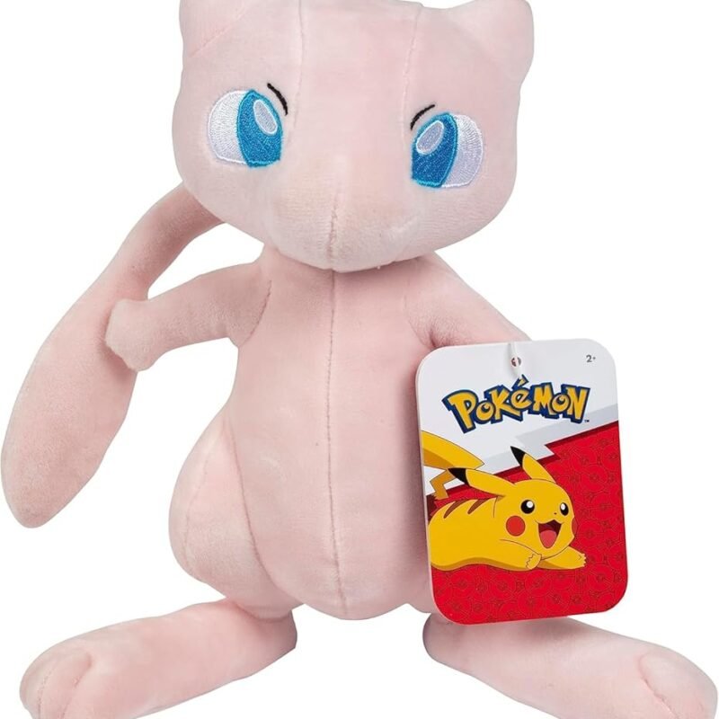 Pokemon Mew 8" Plush - Officially Licensed - Generation One - Authentic Soft Stuffed Animal Toy Figure - Holiday Christmas Stocking Stuffer Gift for Kids, Boys, Girls - 2+