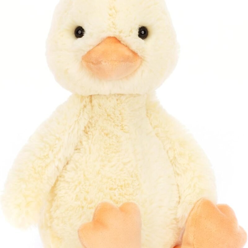 Jellycat Bashful Duckling Stuffed Animal, Medium 12?? - Duck & Duckling Plush Toy - Classic Children's Gift