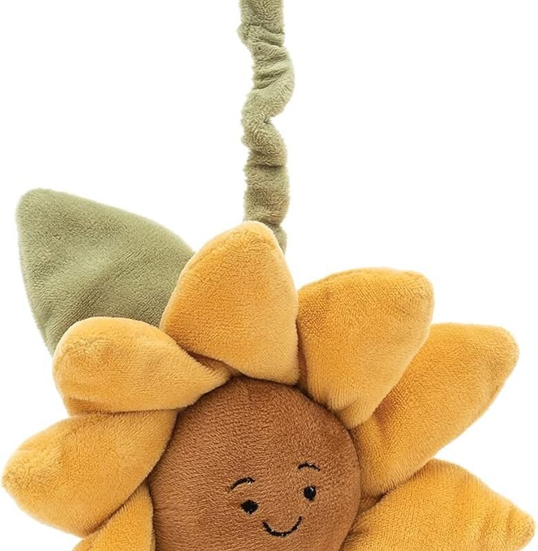 Jellycat Fleury Sunflower Jitter Baby Stroller Toy