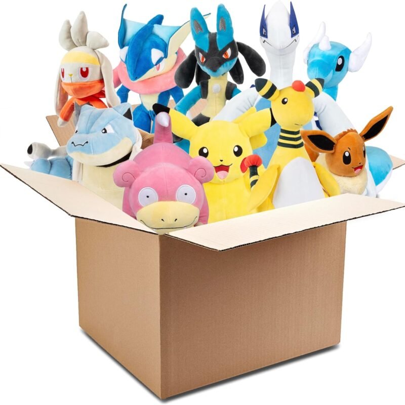 Pokemon 12" Large Plush Mystery Blind Box 2-Pack - Get Two Officially Licensed 12 Inch Pokemon - Authentic Collectible Soft Stuffed Animal Toy Figures - Gift for Kids, Boys, Girls - 2+