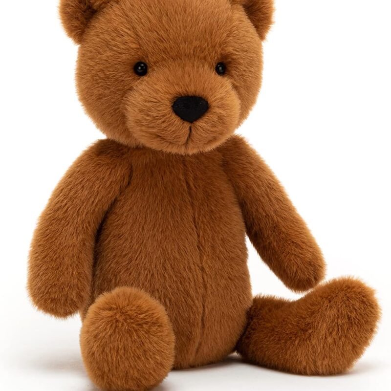 Jellycat Maple Bear Stuffed Animal, 9.5 inches - Teddy Bear Plush Toy - Classic Children's Gift
