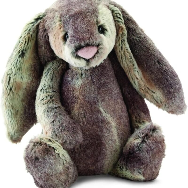 Jellycat Bashful Woodland Bunny Stuffed Animal, Medium 12 inches- Rabbit & Bunny Plush Toy - Classic Children's Gift