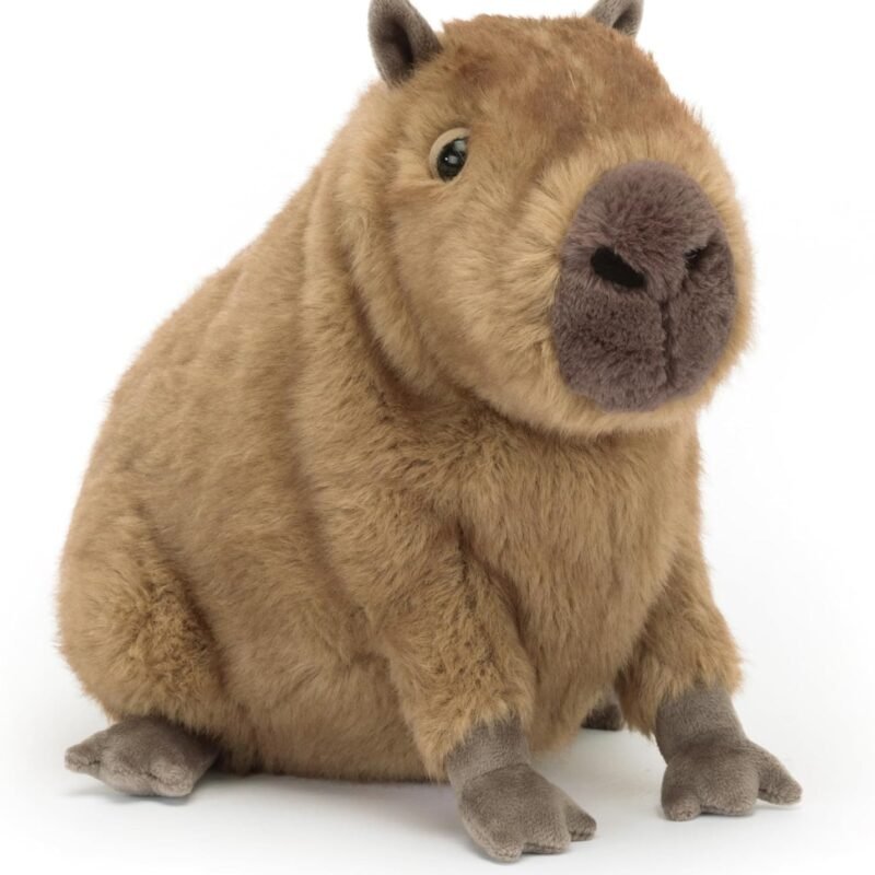Jellycat Clyde Capybara Stuffed Animal, 9.5 inches - Capybara Plush Toy - Classic Children's Gift