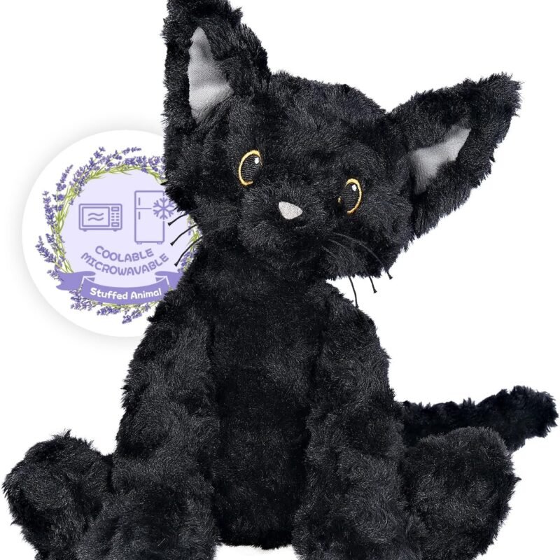 Heatable & Coolable Highland Cow Stuffed Animals Plushie, Microwavable Heating Pad for Soothing & Relaxation, Lavender Scented Cattle Plush Toys for Stress Relief, Stuffed Cow Gifts