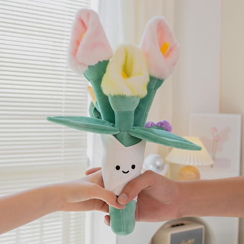 Jellycat Stuffed Flower Plush Bouquet Flowers Decor Funny Gifts for Women Friends