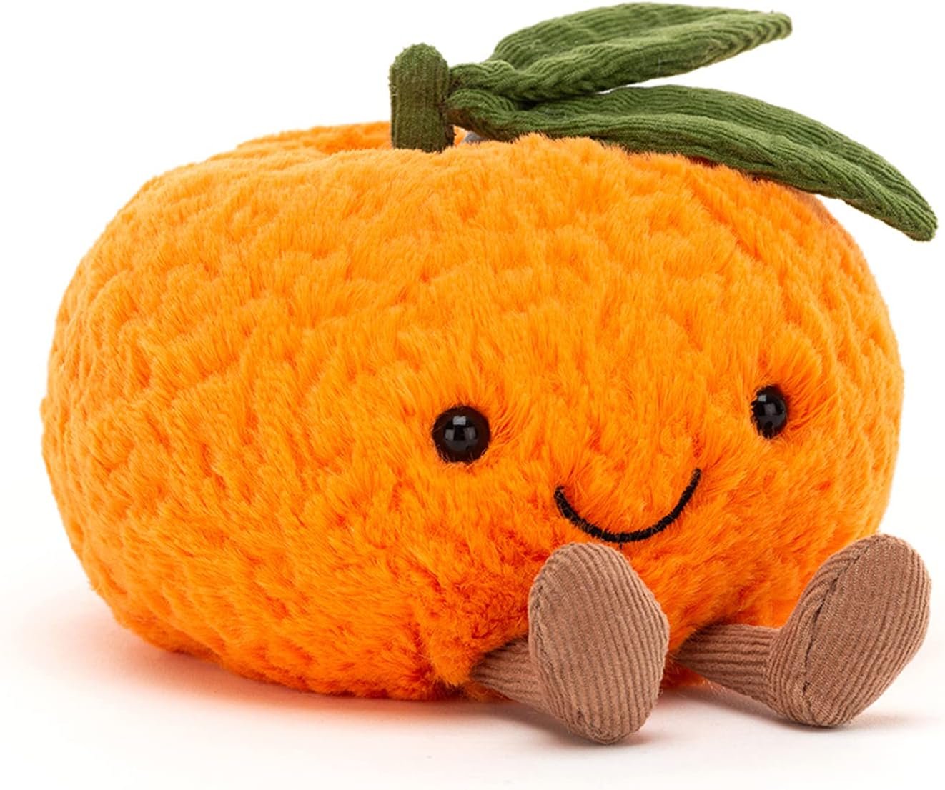Jellycat Amuseables Clementine Stuffed Toy, Small 5 inches - Fruit Plush - Fun Gift Idea