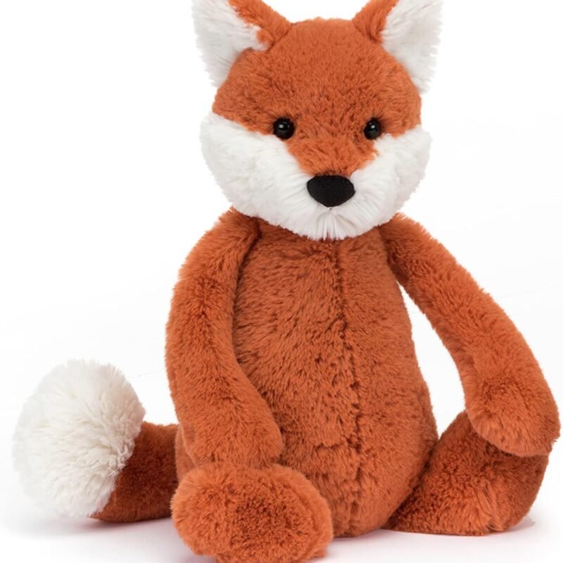 Jellycat Bashful Fox Cub Stuffed Animal, Medium 12 inches - Woodland Plush Toy - Classic Children's Gift