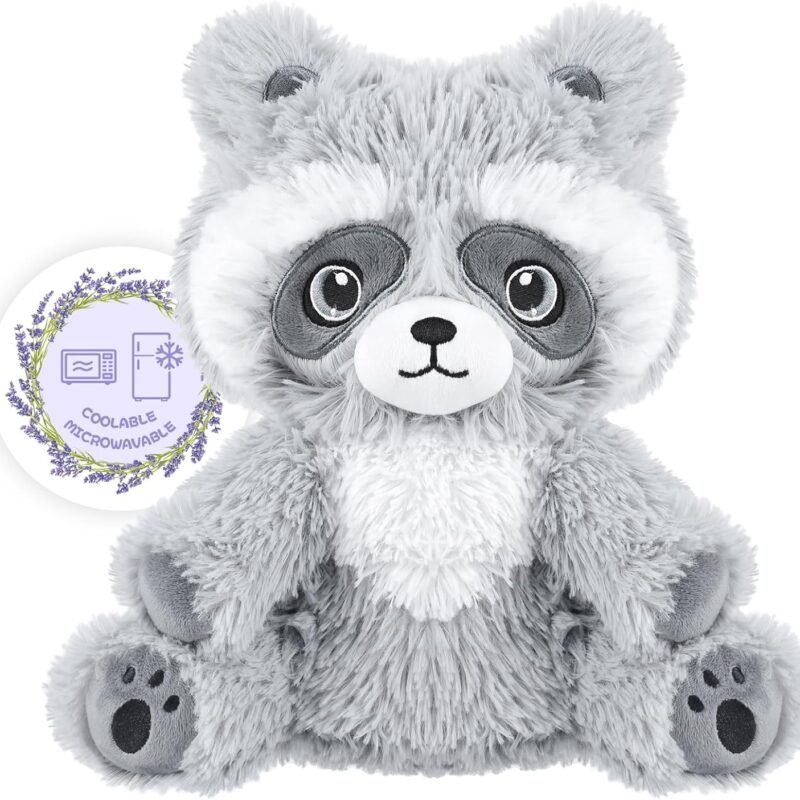 Heatable & Coolable Highland Cow Stuffed Animals Plushie, Microwavable Heating Pad for Soothing & Relaxation, Lavender Scented Cattle Plush Toys for Stress Relief, Stuffed Cow Gifts